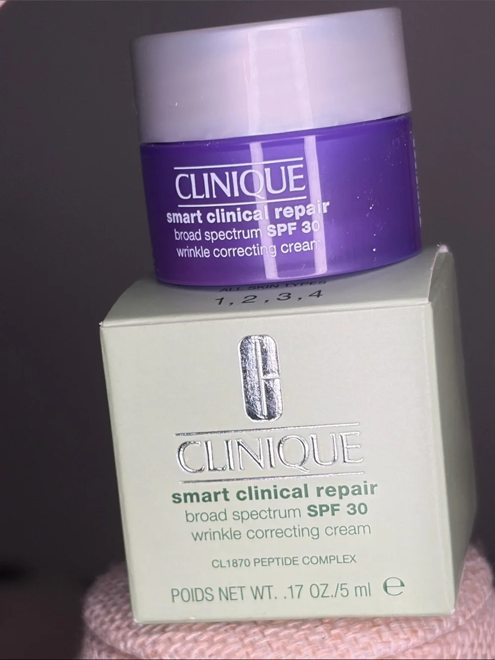 Clinique Smart Clinical Repair Wrinkle Correcting Cream SPF 30 — 5 ml travel